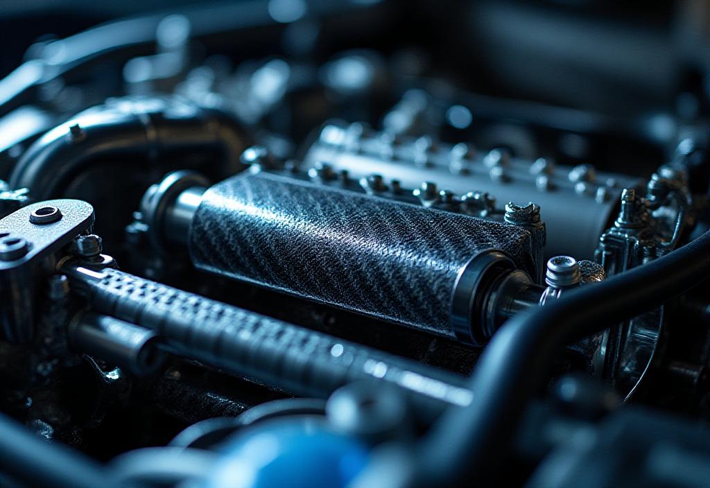 Detalle de motor potenciado por Boreas Customs