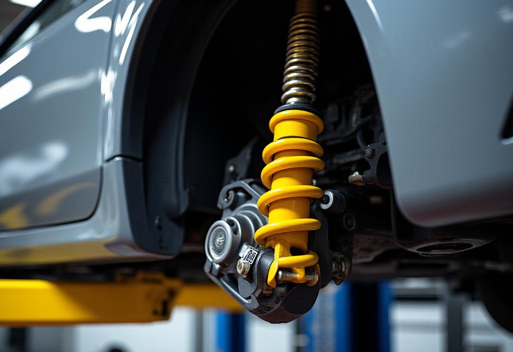 Suspensión deportiva instalada