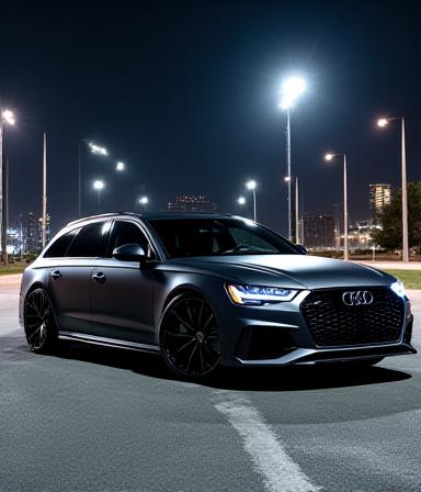 Audi RS6 con vinilado satinado